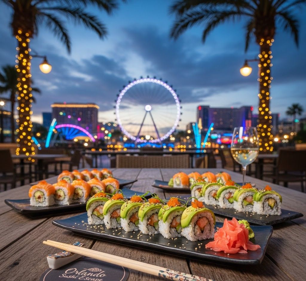 On Vacation in Orlando and Craving Sushi?